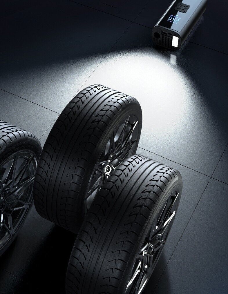 Smart Portable Tire Inflator — Fast Digital Air Pump